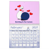 Bowling-agenda Kalender (Feb 2027)