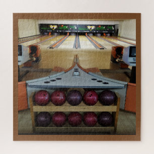 Bowling Alley Designer Jigzaag Puzzle Legpuzzel