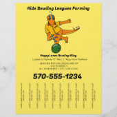 Bowling Alley, Kinder Bowling-collega's, instructe Flyer (Voorkant)