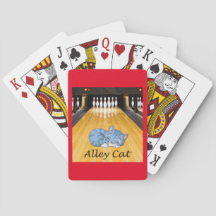 Bowling Alley Vrijetijdsbesteding Speel de Alley C Pokerkaarten