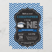 Bowling Anniversaire Invitation 1er anniversaire f (Devant / Derrière)