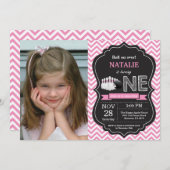 Bowling Anniversaire Invitation 1er anniversaire f (Devant / Derrière)