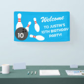 Bowling Anniversaire modèle accueil bannière (Salon professionnel)