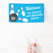 Bowling Anniversaire modèle accueil bannière (Insitu)