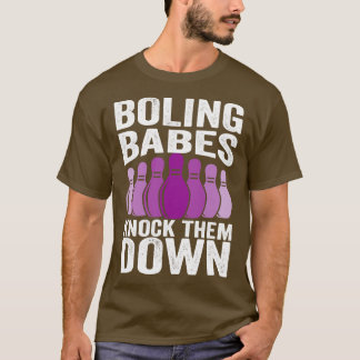 Bowling Babes bedekken ze met Retro Funny T-shirt
