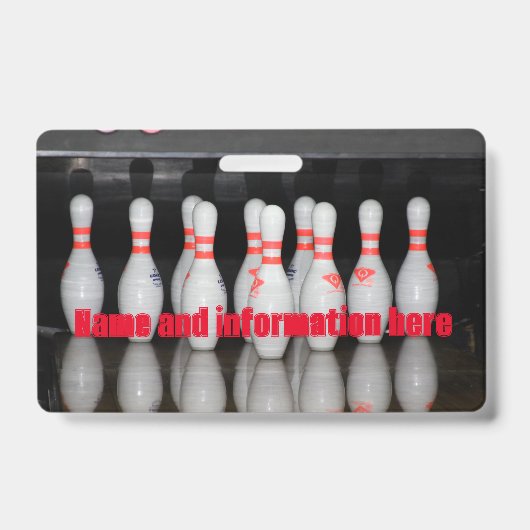Bowling Badge (Voorkant)