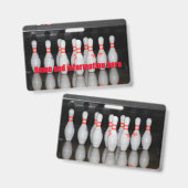 Bowling Badge (Voor- en achterkant)