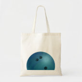 Bowling Ball Blue Tote Bag (Voorkant)