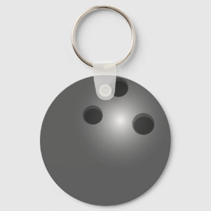 Bowling Ball Button Sleutelhanger