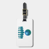 Bowling Ball en Pins Fun Sports Bagagelabel (Voorkant verticaal)