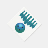 Bowling Ball en Pins Fun Sports Servet (Hoek)