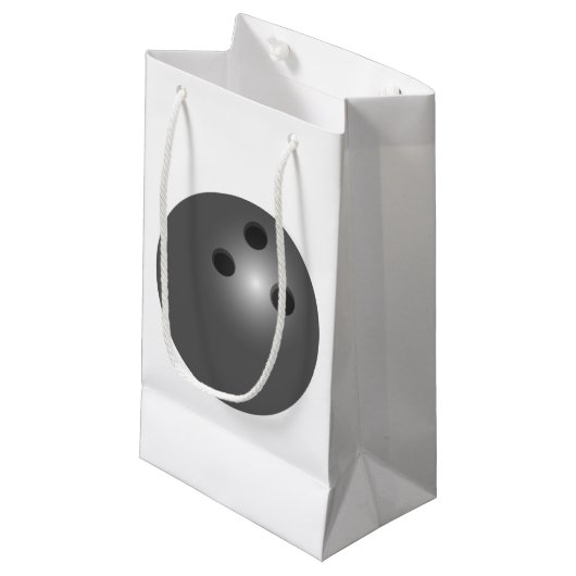 Bowling Ball Gift Bag Klein Cadeauzakje (Voorkant Gekanteld)