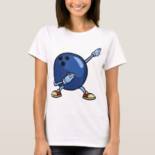 Bowling Ball Gift Pin Mannen Vrouwen Kinderen Jong T-shirt