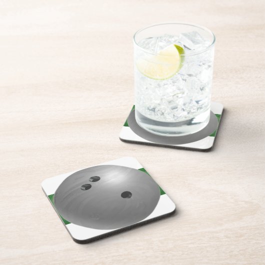 Bowling Ball Gray Drankjes Onderzetter (Rechterzijde)