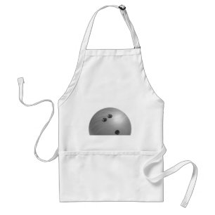 Bowling Ball Gray Standaard Schort