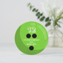 Bowling Ball | Kinderen van Birthday | Neon Green