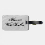 Bowling Ball Koe Grey Bagagelabel (Achterkant horizontaal)