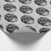 Bowling Ball Koe Grey Cadeaupapier (Hoek)