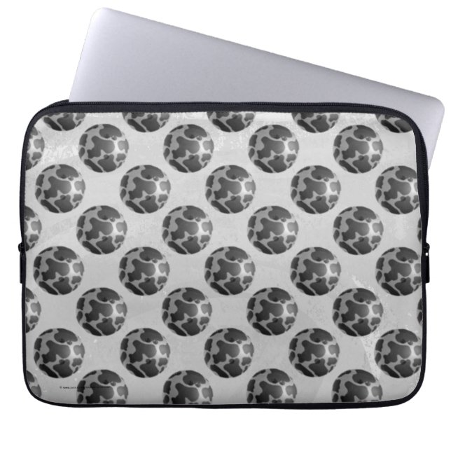 Bowling Ball Koe Grey Laptop Sleeve (Voorkant)
