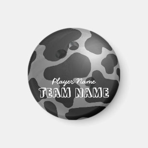 Bowling Ball Koe Grey Magneet