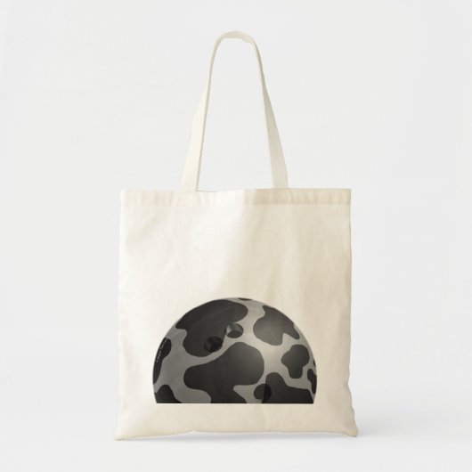 Bowling Ball Koe Grey Tote Bag (Voorkant)