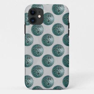 Bowling Ball Leopard Blauwgroen iPhone 11 Hoesje