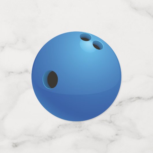 Bowling Ball Party Table Confetti (Petit recto)