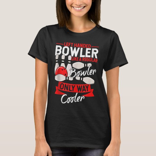 Bowling Ball Pin Bowler Strike Bowling Fanatic Bow T-shirt (Voorkant)
