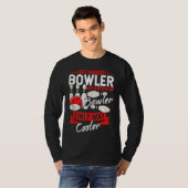 Bowling Ball Pin Bowler Strike Bowling Fanatic Bow T-shirt (Voorkant volledig)