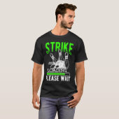 Bowling Ball Pin Bowler Strike Bowling Fanatic Bow T-shirt (Voorkant volledig)