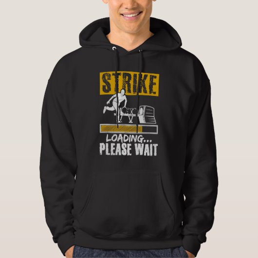Bowling Ball Pin Bowler Strike Team Bowling Alley  Hoodie (Voorkant)