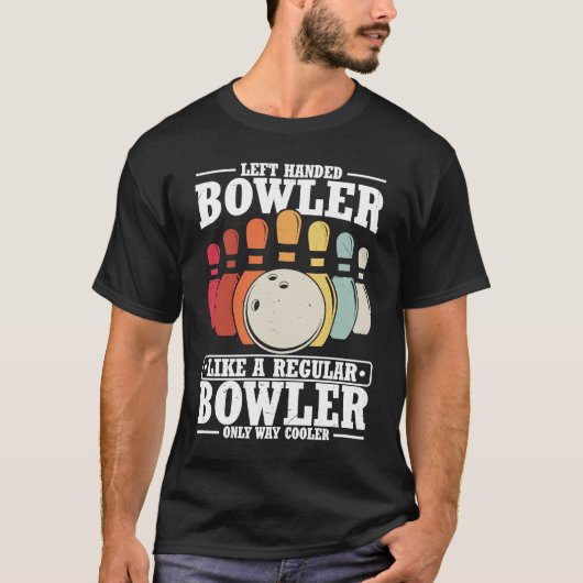 Bowling Ball Pin Bowler Strike Team Bowling Alley T-shirt (Voorkant)