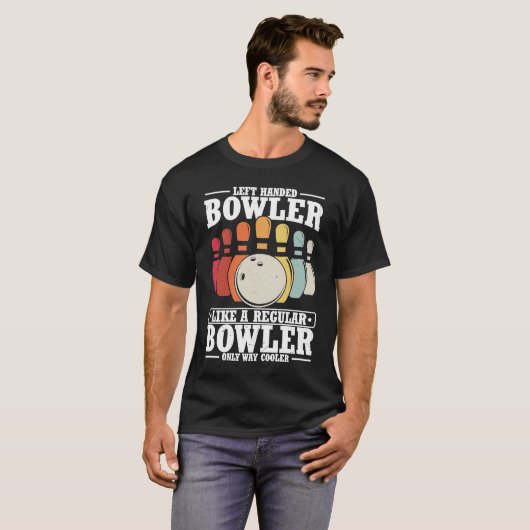 Bowling Ball Pin Bowler Strike Team Bowling Alley T-shirt (Voorkant volledig)