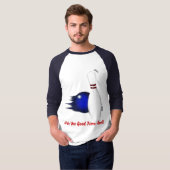 Bowling Ball & Pin Sportslovers Fun T-Shirt (Voorkant volledig)