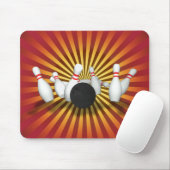 Bowling Ball & Pins: 3D-model: Mousepad Muismat (Met muis)