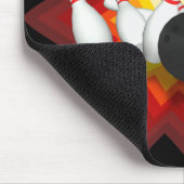 Bowling Ball & Pins: 3D-model: Mousepad Muismat (Hoek)