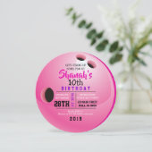 BOWLING BALL ROUND Anniversaire Fête Invitation (Debout devant)