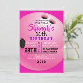 BOWLING BALL ROUND Anniversaire Fête Invitation (Debout devant)