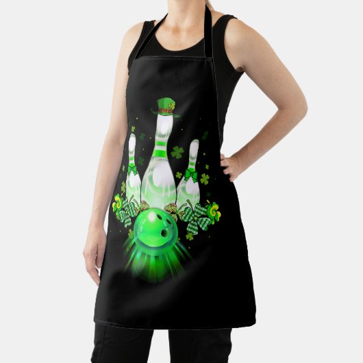 Bowling Ball Shamrock Leprechaun St Patricks Day B Schort (Insitu)