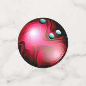 Bowling Ball Theme Anniversaire Confetti (Petit recto)