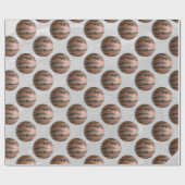 Bowling Ball Tiger Oranje Cadeaupapier (Vlak)