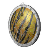 Bowling Ball Tiger Yellow Dartbord (Voorkant Rechts)