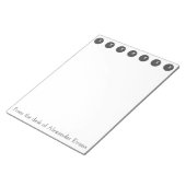 Bowling Balls Notitieblok (Schuin)