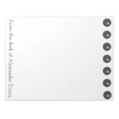 Bowling Balls Notitieblok (Voorkant)