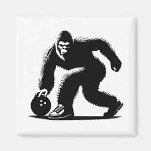 Bowling Bigfoot Magneet