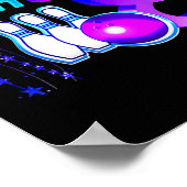 Bowling Birthday Party 8th Rollin Into 8 Year Old  Poster (Hoek)