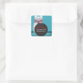 Bowling Birthday Party Sticker (Tas)