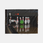 Bowling Blanket Fleece Deken (Voorkant (Horizontaal))