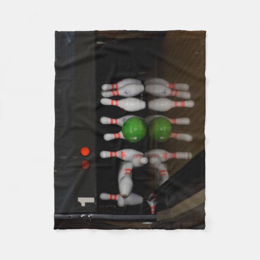 Bowling Blanket Fleece Deken (Voorkant)