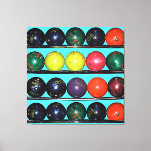 Bowling Blitz Canvas Afdruk